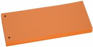 Trennstreifen orange, Sondermaß 105x228cm, 190g/qm Karton, gelocht