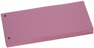 Trennstreifen rosa, Sondermaß 105x228cm, 190g/qm Karton, gelocht