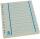 Büroring Trennblätter A4 blau chamois, farbiger Orgadruck