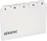 Büroring Leitkarten-Register A4 A-Z, PP-Folie,...