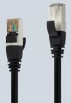 Patchkabel CAT 6A S/FTP, 1m, schwarz