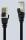 Patchkabel CAT 6A S/FTP, 7,5m, schwarz