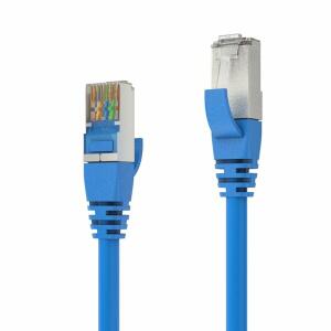 Patchkabel CAT 6A S/FTP, 3m, blau