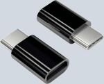 USB-C auf Micro USB Adapter, schwarz