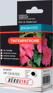 Tintenpatrone schwarz für HP DeskJet 5740,5940,6520,6540,