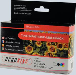 Multipack Tintenpatronen farbig für Canon Pixma IP 3600,IP 4600,MP 540,