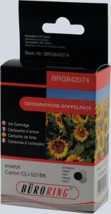 Dual Pack Photo schwarz für Canon PIXMA iP3600, iP4700, MP540, MP550