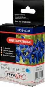 Tintenpatrone cyan für Brother, DCP-J132W, DCP-J152W, DCP-J172W,