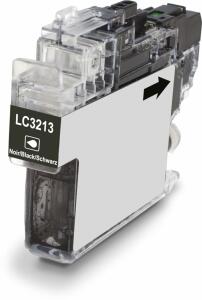 Tintenpatrone schwarz für Brother DCP J572DW/772DW/774DW #LC-3213BK
