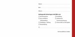 Übersendungszettel ohne Beruf (B x H) 210 x 105,