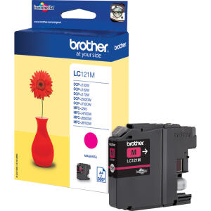 Brother Original Brother Tintenpatrone magenta (LC-121M)