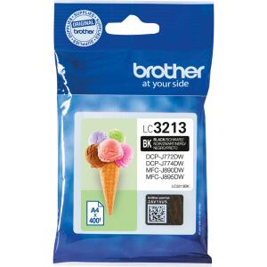 Inkjetpatrone schwarz BROTHER LC3213BK