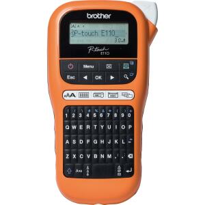 Beschriftungsgerät P-Touch E110 für TZe-Schriftbänder in 3,5-12 mm Breite