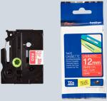 Schriftbandkassette TZE435 laminiert, 12mm breit / 8m lang