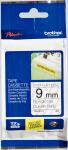 Schriftbandkassette TZES121 laminiert, extra stark klebend