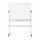Whiteboard 120 x 120 cm mobil drehbare Tafel