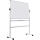 Whiteboard 150 x 100 cm mobil, drehbare Tafel, emalliert