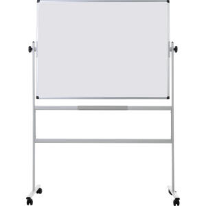 Whiteboard 200 x 100 cm mobil, drehbare Tafel, emalliert