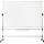 Whiteboard 120 x 90 cm mobil, drehbare Tafel, Earth-It