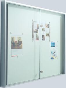 Schaukasten Innen 12 x Din A4 Spezial-Alurahmen 50 x 15