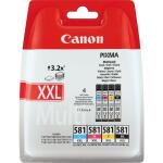 Value Pack CLI-581 XXL sw,c,m,y 4ST CANON 1998C005