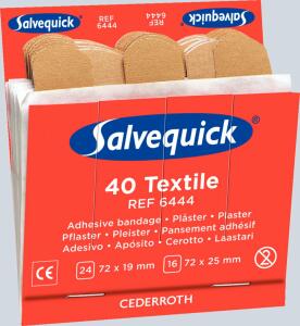 Cederroth Pflaster-Strips - 6x 40 Stück, elastische Textilpflaster
