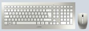 CHERRY Desktop-Set DW 8000 - grau, kabellos