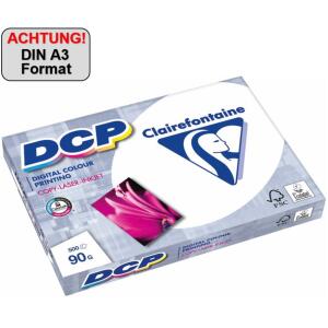 DCP Papier für Farblaserdrucker,- Kopierer ws A3 90g, 500Bl.