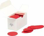 Siegelsterne rot, Ø 51 mm, gum. gewellter Rand