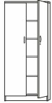 Flügeltürenschrank buche inklusive 5...