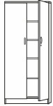 Flügeltürenschrank ahorn inklusive 5...