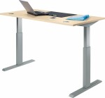 Sitz-/Stehschreibtisch Ahorn Höhe 725 - 1185 mm,...