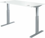 Sitz-/Stehschreibtisch Weiß Höhe 725 - 1185...