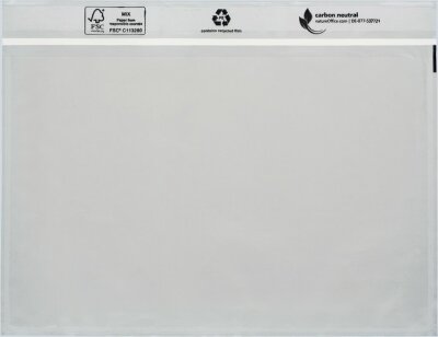 UNIPACK Begleitpapiertasche C5, ohne Druck 250St