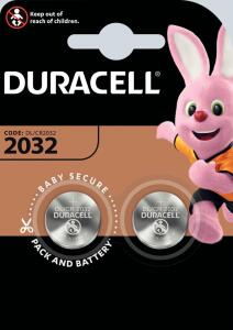 Knopfzellen-Batterie 2032B2 2ST silber DURACELL DUR203921