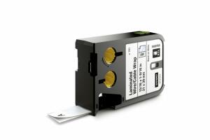 Schriftband für XTL 300 und XTL 500 21mm/39mm schwarz auf weiß
