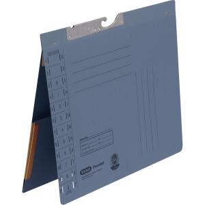 ELBA Pendelhefter A4, aus 320 g/m² Manilakarton (RC), für ca. 200 DIN A4-Blätter, mit Amtsheftung und Dehntasche am Rückdeckel innen, blau
