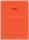 Organisationsmappe Ordo classico, orange, m. Sichtfenster 180 x 100 mm