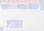 Briefumschlag hochweiss mit grauem Innendruck, DL, 100 g,...