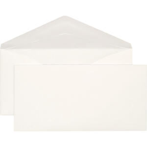 Briefumschlag weiss, C5/6 DL, 100 g, FSC-Papier, Nassklebung, ohne