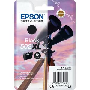 EPSON Original Epson Tintenpatrone schwarz High-Capacity (C13T02W14010,T02W140,502XL,T02W1,T02W14010)