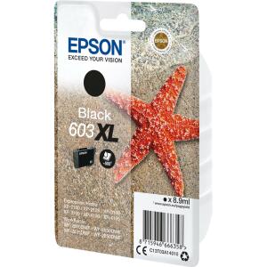 EPSON Original Epson Tintenpatrone schwarz High-Capacity (C13T03A14010,T03A140,603XL,T03A1,T03A14010)