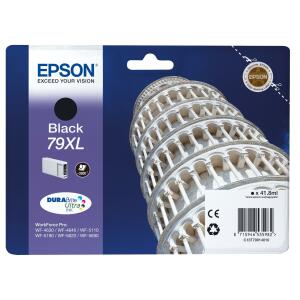 EPSON Original Epson Tintenpatrone schwarz High-Capacity (C13T79014010,T790140,79XL,T7901,T79014010)