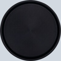 Serviertablett OHIO, schwarz, Kunststoff, Ø 36,5...