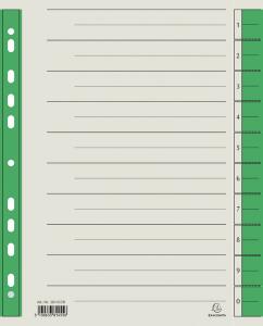 Trennblätter A4 grün, 230g/qm Karton Mikroperforation