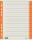Trennblätter A4 orange, 230g/qm Karton, Mikroperforation