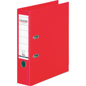 Falken Falken Chromocolor-Voll-PP-Ordner A4, S80, mit Einsteckschild rot