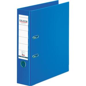 Falken Falken Chromocolor-Voll-PP-Ordner A4, S80, mit Einsteckschild blau