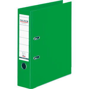 Falken Falken Chromocolor-Voll-PP-Ordner A4, S80, mit Einsteckschild grün
