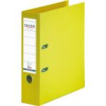 Falken Chromocolor-Voll-PP-Ordner A4, S80, mit Einsteckschild gelb